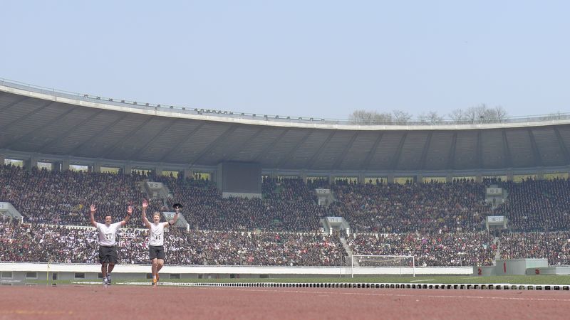 Kim Il Sung Stadium Pyongyang