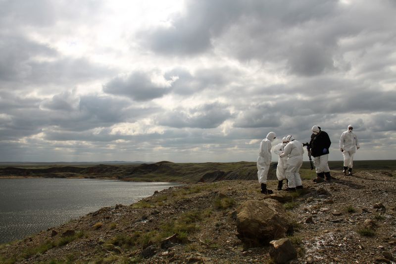 Nuclear Weapons Test Site Semipalatinsk Polygon Kazakhstan