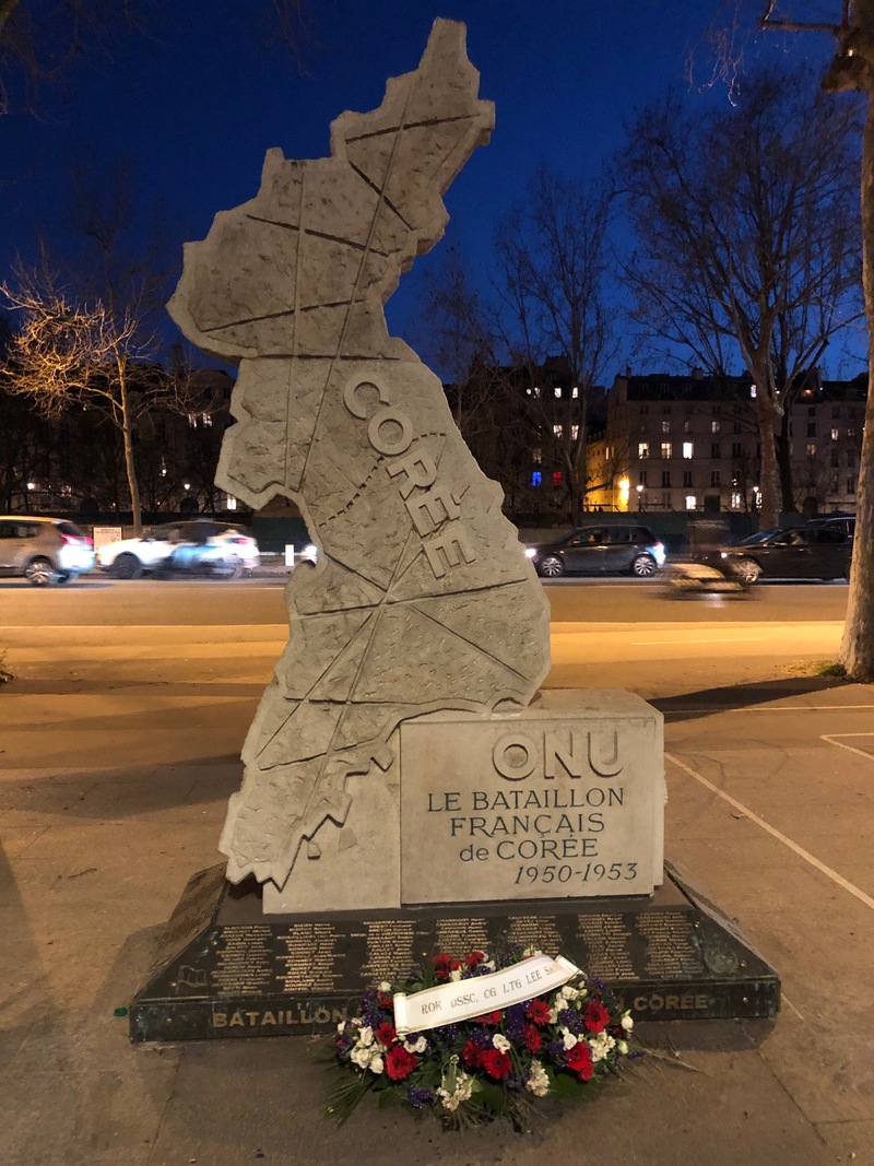 Paris War Memorial Korean War