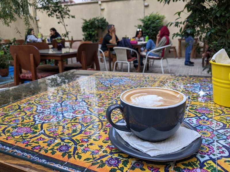 Cafe in Tehran Iran