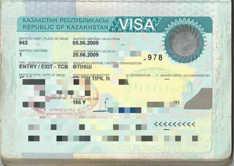 tourist visa kazakhstan