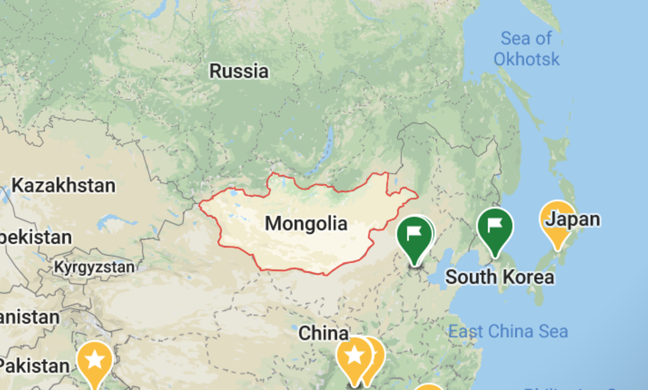 Large mongoliamap