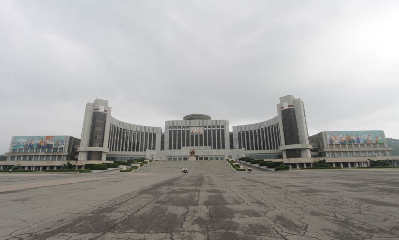 Large mangyongdae childrens palace north korea